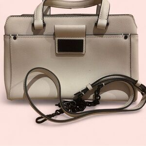 Calvin Klein Collection Cream Satchel